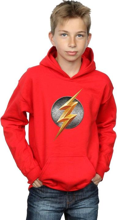 Image du produit - Sweat à capuche JUSTICE LEAGUE MOVIE FLASH EMBLEM - Garçon (116)