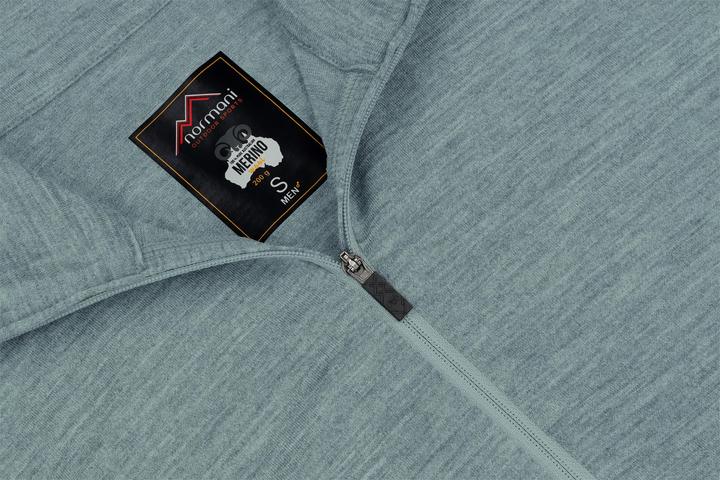 Immagine prodotto Normani Uomo Merino Manica Lunga 1/4 Zip Canberra - 1583 (5XL)