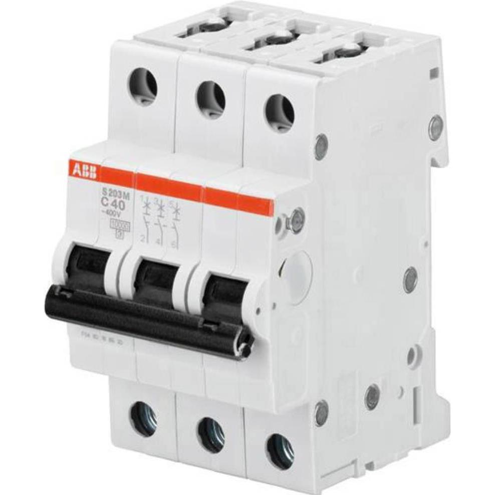 ABB, Schutzschalter, Sicherungsautomat 0kA 6A 3p S203MC6