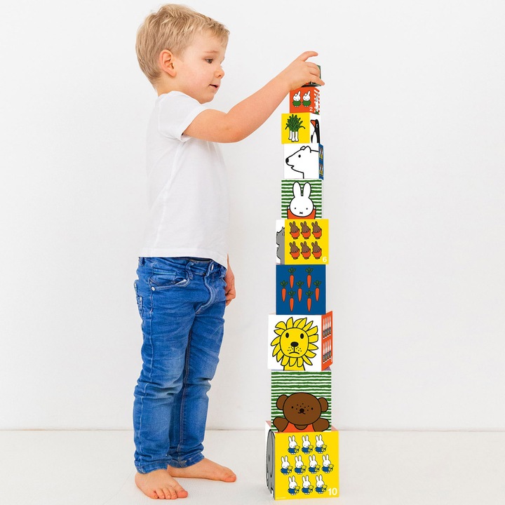 Actual product image Bambolino Toys Miffy stacking blocks