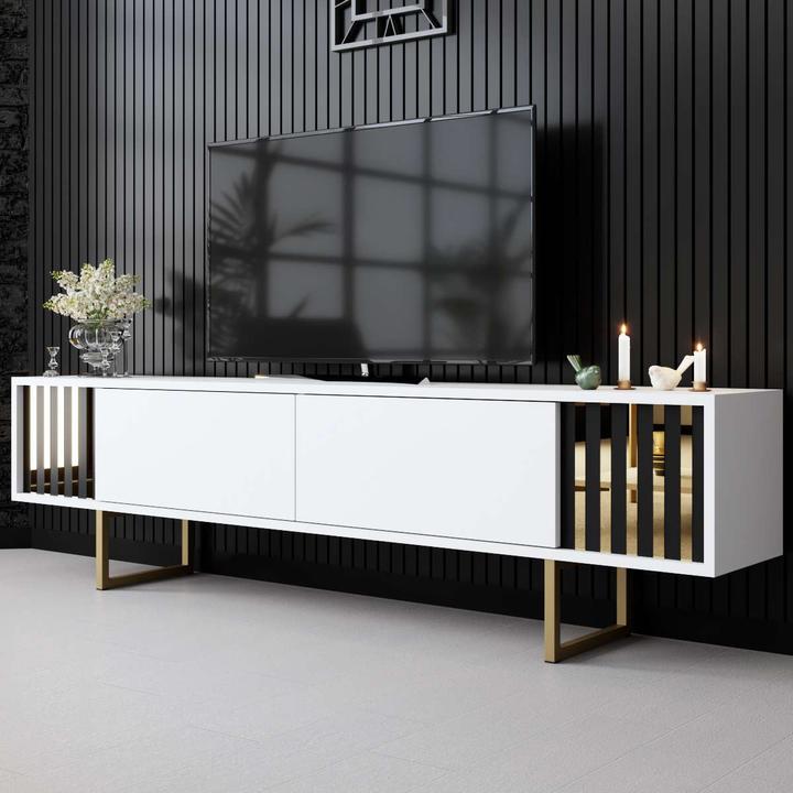 Actual product image Skye Decor Gold Line TV Stand