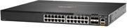 Actual product image HPE E Aruba Switch, 24 Port and 4 Port SFP56, Layer 3, Stackable, 1U, One Touch Deployment (28 Ports)