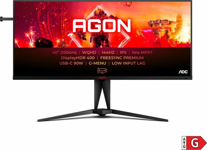 Actual product image AOC AG405UXC (3440 x 1440 pixels, 39.50")