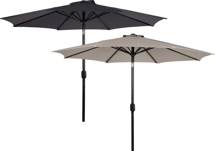 Produktbild Champ Mittelstocksonnenschirm mit Kurbel und Kippfunktion