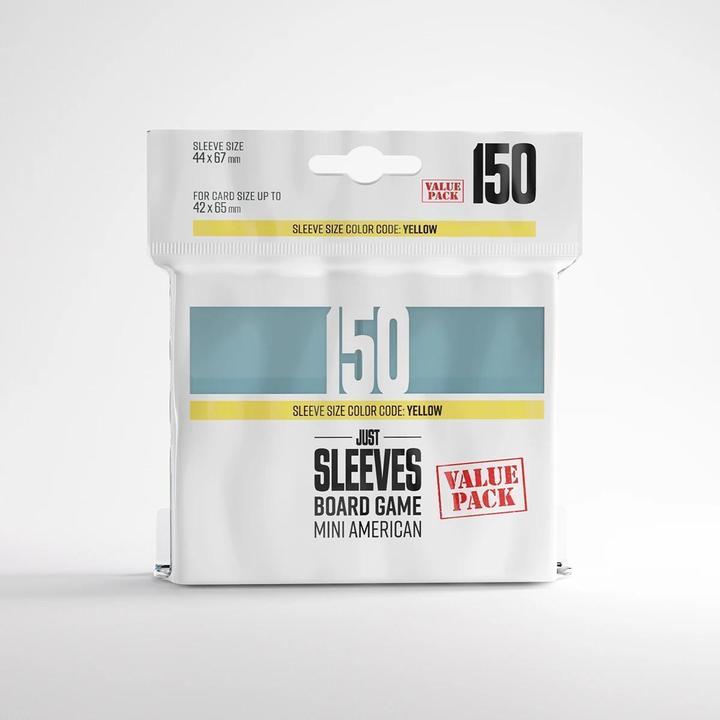 Gamegenic GGX10025 - Just Sleeves - Mini American Value Pack (150) (Einzelpack)