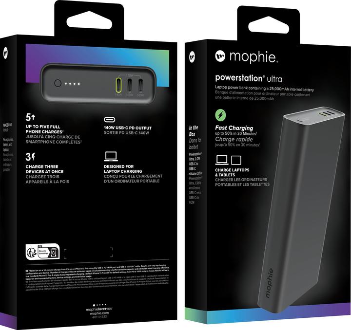 Actual product image mophie Powerstation Ultra (25000 mAh, 140 W, 140 Wh)