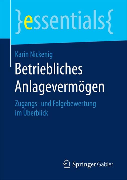 Produktbild Betriebliches Anlagevermögen (Deutsch, Karin Nickenig, 2017)