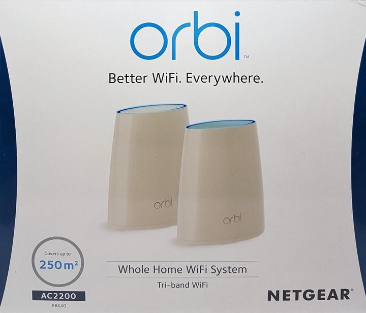 Actual product image Netgear Orbi RBK40 Set