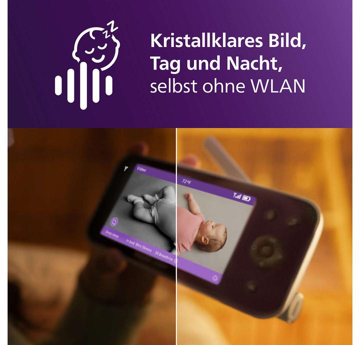 Produktbild Philips Avent Premium Video Connected (Babyphone mit Kamera, 400 m)
