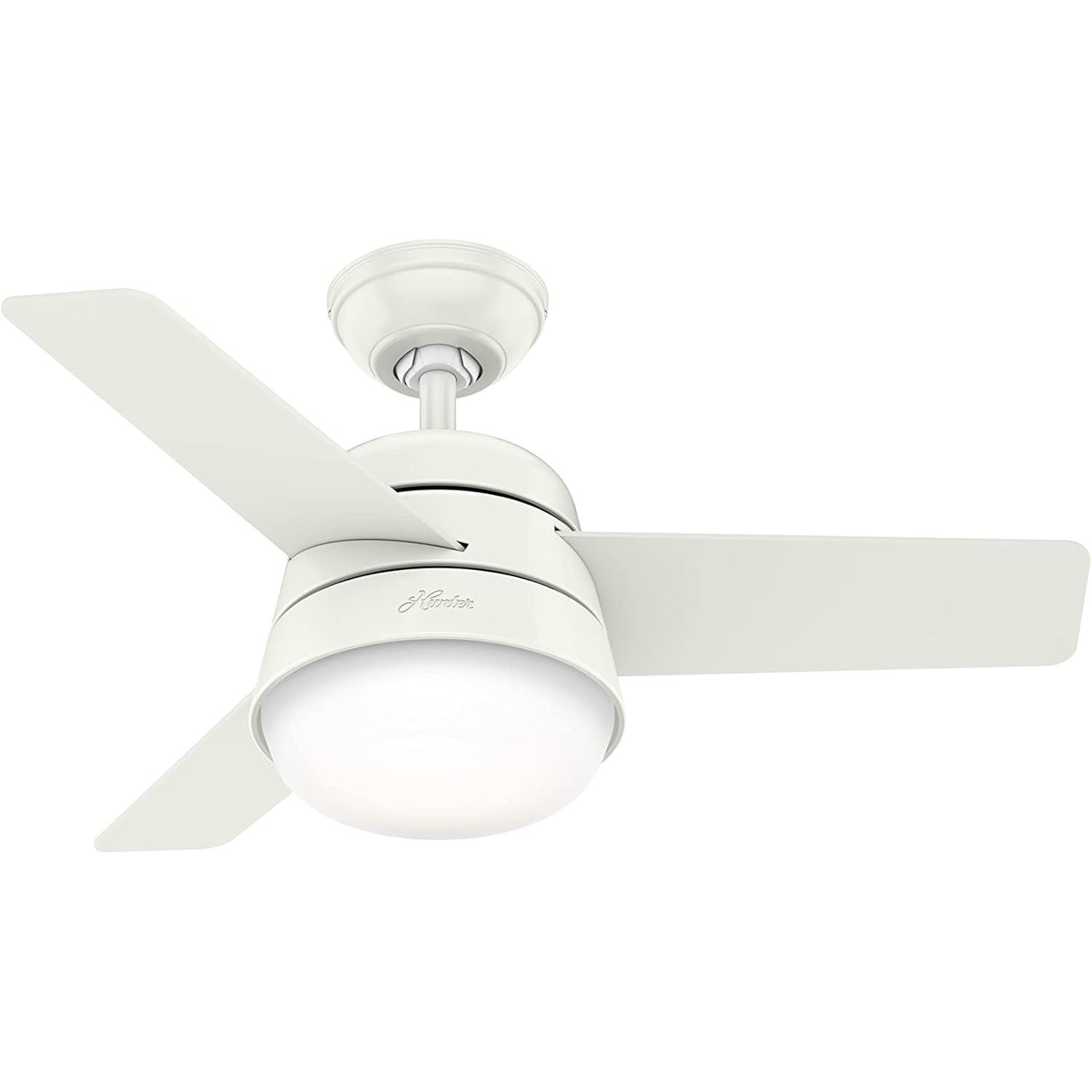 Hunter Deckenventilator Finley 36" 91 cm Fresh White, Ventilator, Weiss