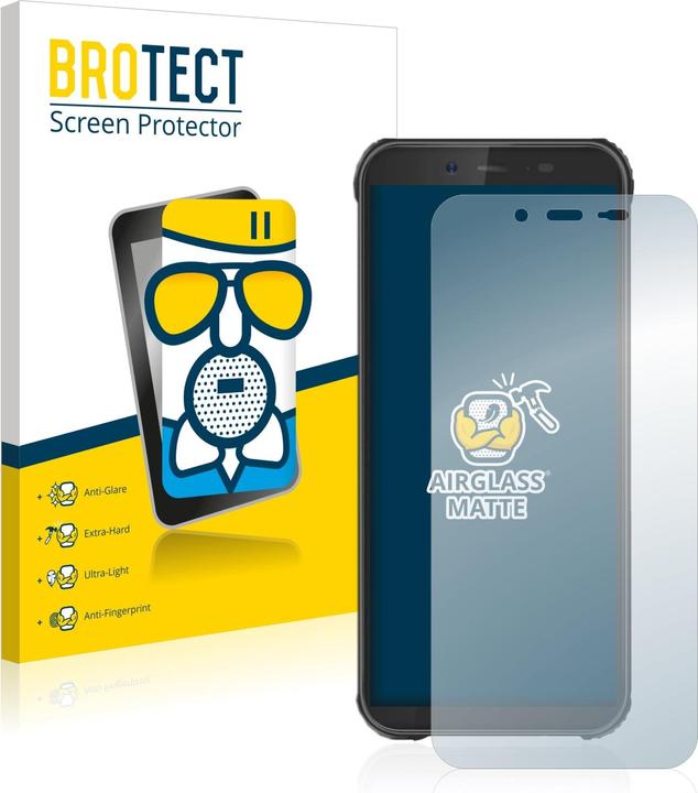 Produktbild BROTECT AirGlass Panzerglasfolie Matt (1 Stück, Blackview BV5500 Plus)