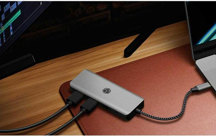 Actual product image Icy Box IB-DK4012-CPD (USB-C, 9 Ports)