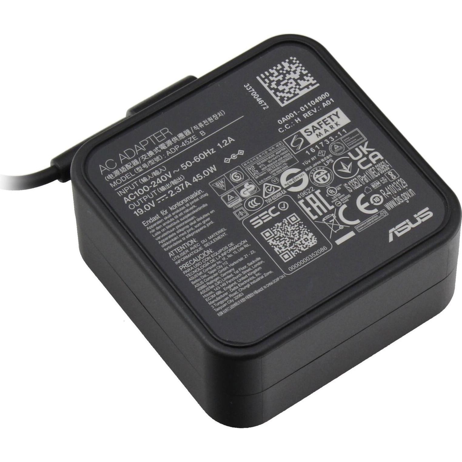 ASUS 0A001-00695600 (45 W), Notebook Netzteil, Schwarz