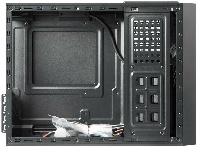 Actual product image Chieftec UE-02B Computer case - Computer case (Mini-Tower, PC, Metal, Micro-ATX, Black) (mATX, Mini-ITX)