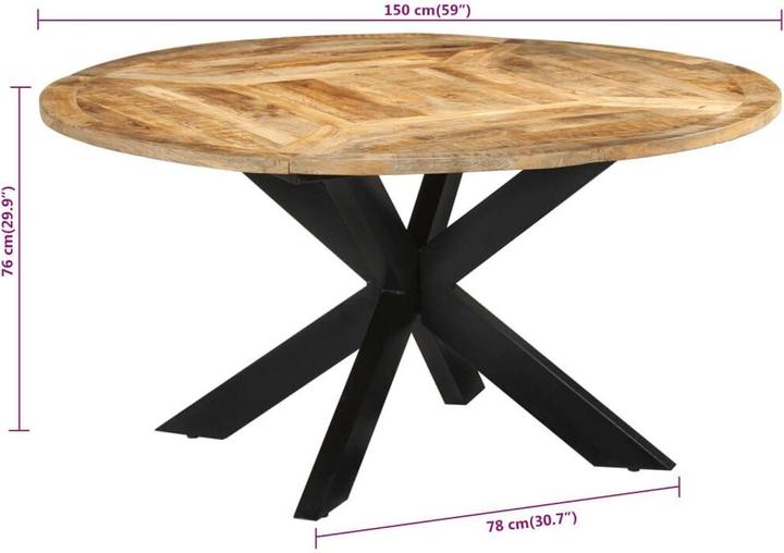 Image du produit vidaXL Esstisch (150 x 76 cm)