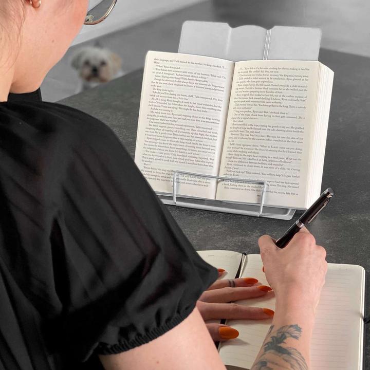 Image du produit Intirilife Support de lecture Support de livre réglable en hauteur pour l'école Bureau Bureau