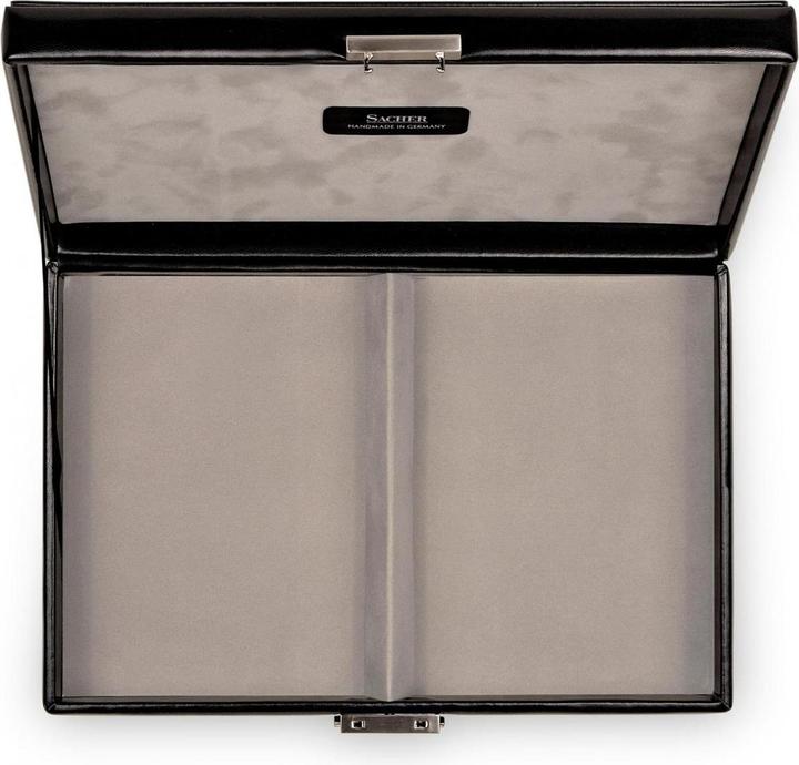 Sacher M9.A06.010421 - Etui à 2 compartiments VARIO CASO vario caso cuir noir