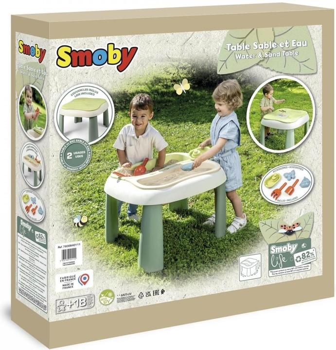 Image du produit Smoby Table de jeux de sable et d'eau Life