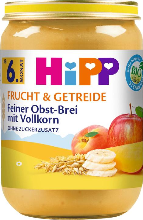 Immagine prodotto Hipp Frutta e cereali biologici Porridge di frutta fine con cereali integrali (190 g)