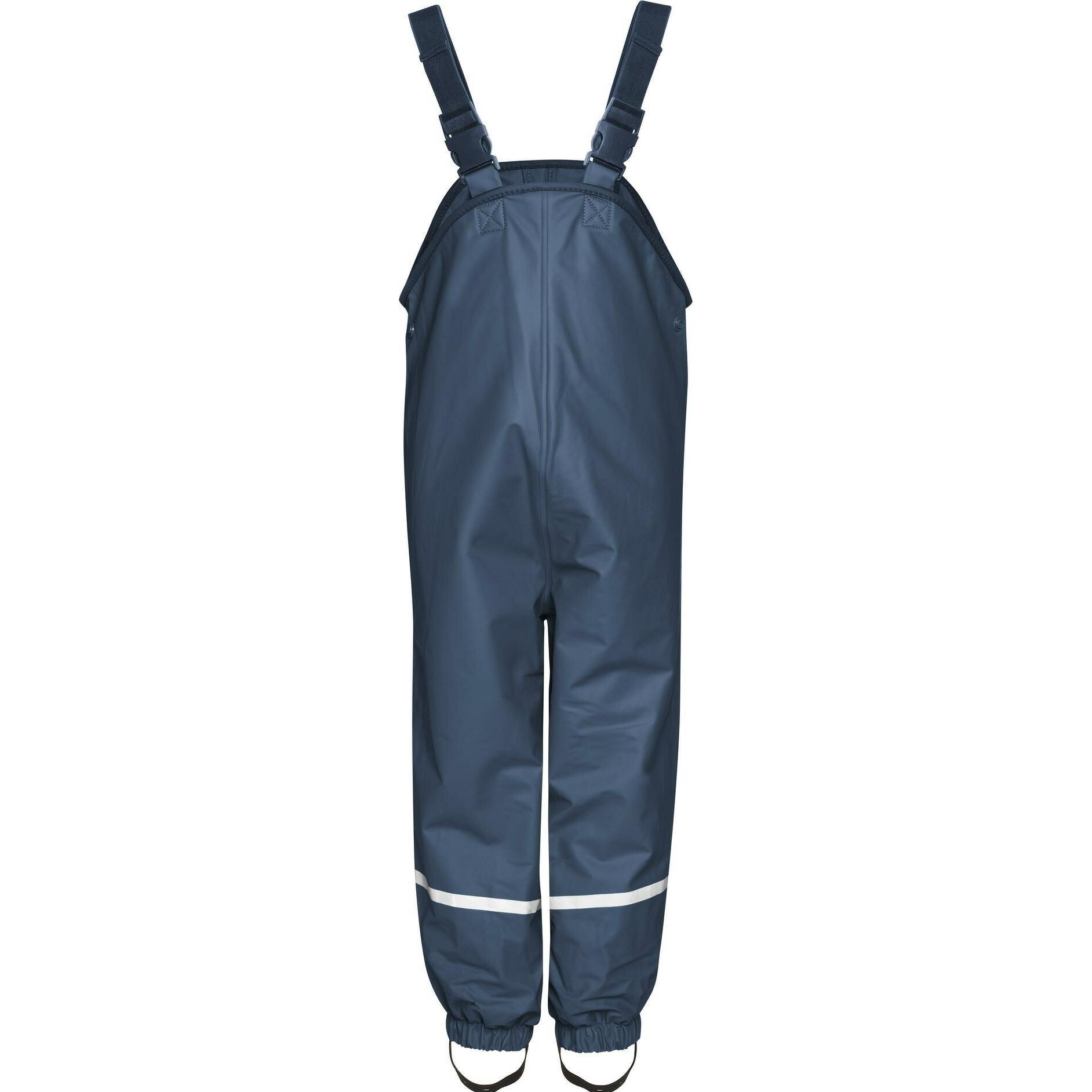 Playshoes, Outdoorhose, Regenlatzhose Fleece gefüttert (80), Blau, 80