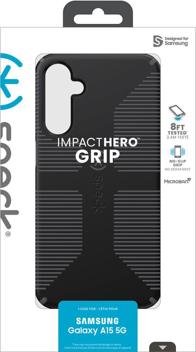 Productafbeelding speck Impact Hero Grip Samsung Galaxy A15 5G Black (Samsung Galaxy A15 5G)