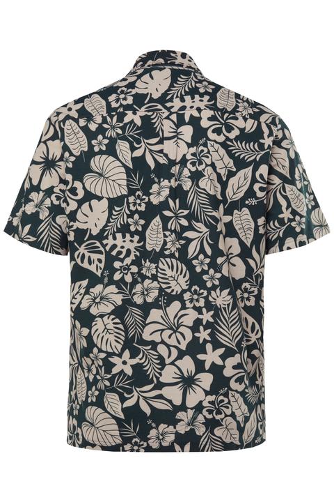 Immagine prodotto Boston Park Piqué-Hemd, Halbarm, floraler Alloverprint, Kentkragen, Modern Fit (XL)