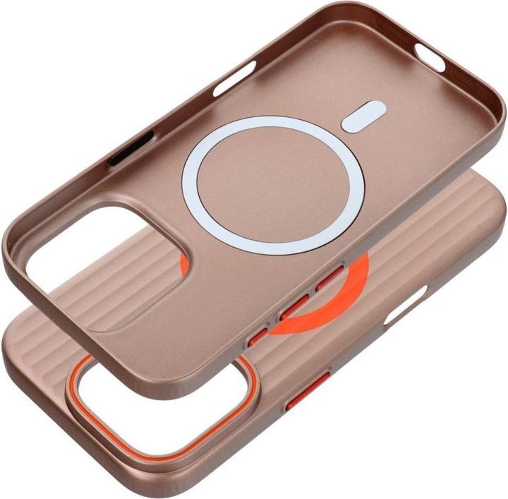Produktbild OEM Back panel cover Case SIMPLY compatible with MagSafe for IPHONE 15 Pro titanium desert (Apple iPhone 15 Pro)