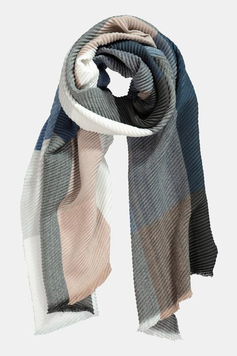 Produktbild Ulla Popken Plissee-Schal, Karomuster