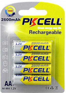 Pkcell 10005 (4 pcs, AA, 2600 mAh)
