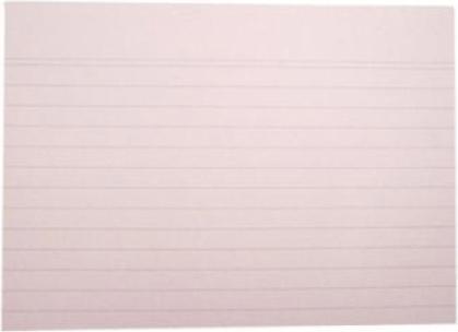 Actual product image Exacompta Index cards lined pink, 100 (A7, 205 g/m², 100 x)