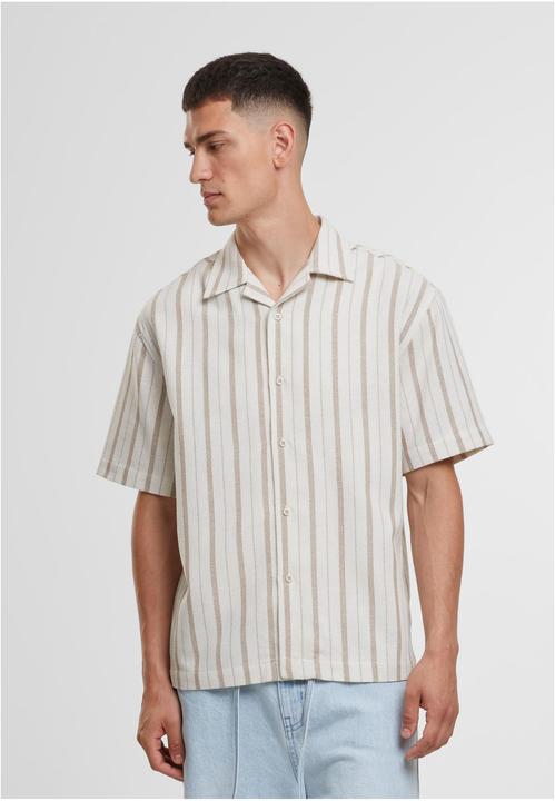 Immagine prodotto Urban Classics Striped Structured Resortshirt lightsand M (M)