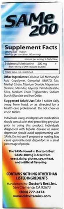 Doctor's Best Doctor "s Best SAM-e, compresse