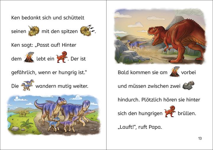 Produktbild Bildermaus - Dinosauriergeschichten (Deutsch, Michael Böhm, Loewe Erstlesebücher, Henriette Wich, 2022)