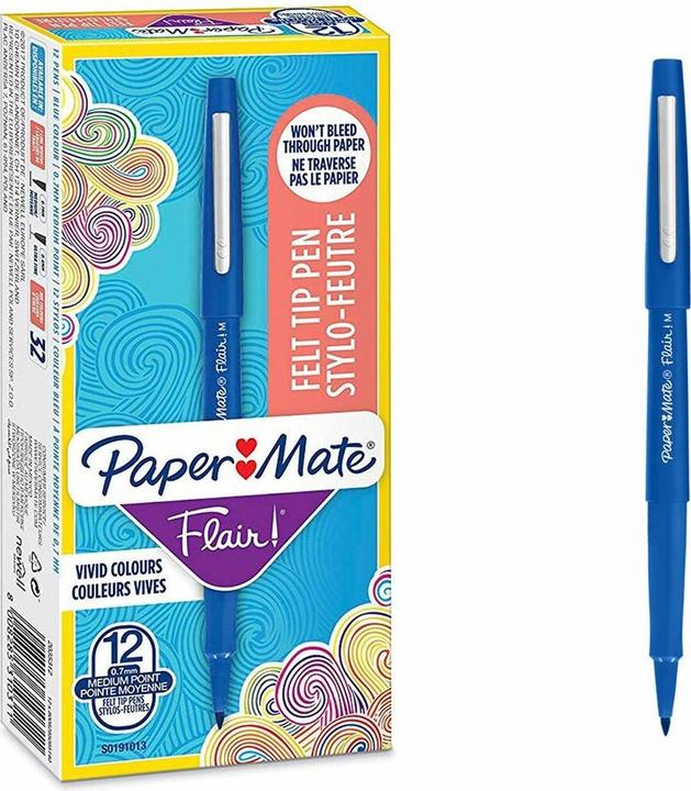 Produktbild Paper Mate Faserschreiber Flair B (Blau, Blue, 12x)