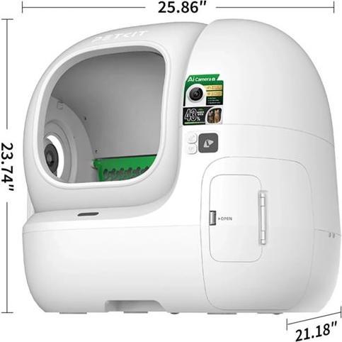 Immagine prodotto Petkit Purobot Max Pro (Lettiera autopulente, Lettiera per gatti chiusa)