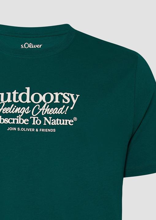 Immagine prodotto S.Oliver T-Shirt Baumwoll-T-Shirt mit Frontprint (5XL)