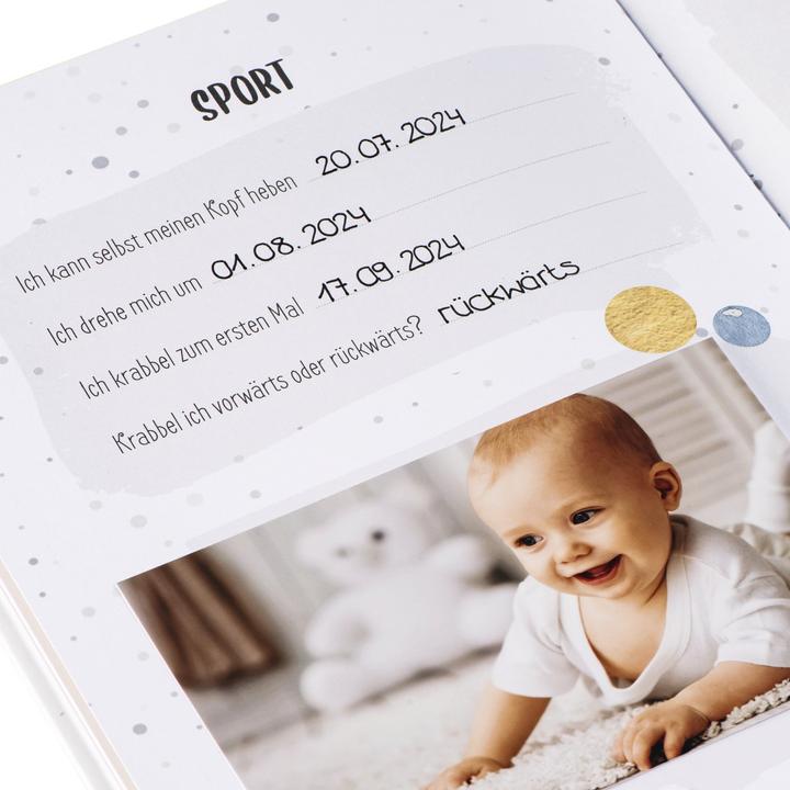 Actual product image Hama Baby diary "To The Moon", 22x29 cm, 46 illustrated pages