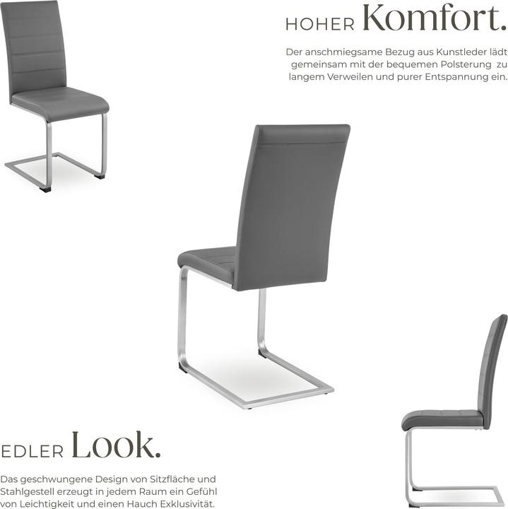 Immagine prodotto tectake 4 x sedia a dondolo