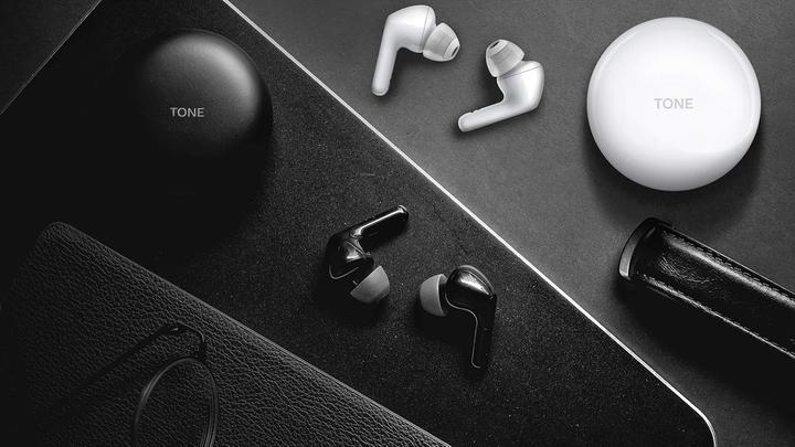 Produktbild Boompods LG Tone Free Earbuds Bluetooth Headset HBS-FN5U (schwarz) (ANC, 6 h, Kabellos)