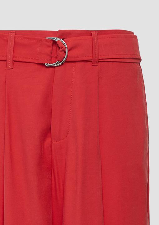 Actual product image S.Oliver Hose Wide-Leg-Hose aus Viskosemix mit Stoffgürtel (46)