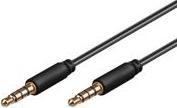 Actual product image Goobay 3.5mm Klinke – 3.5mm Klinke (0.50 m, AUX cable)