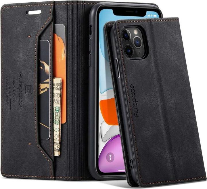 Produktbild Cover-Discount iPhone 11 Pro - Vintage Flip Case Hülle schwarz (Apple iPhone 11 Pro)