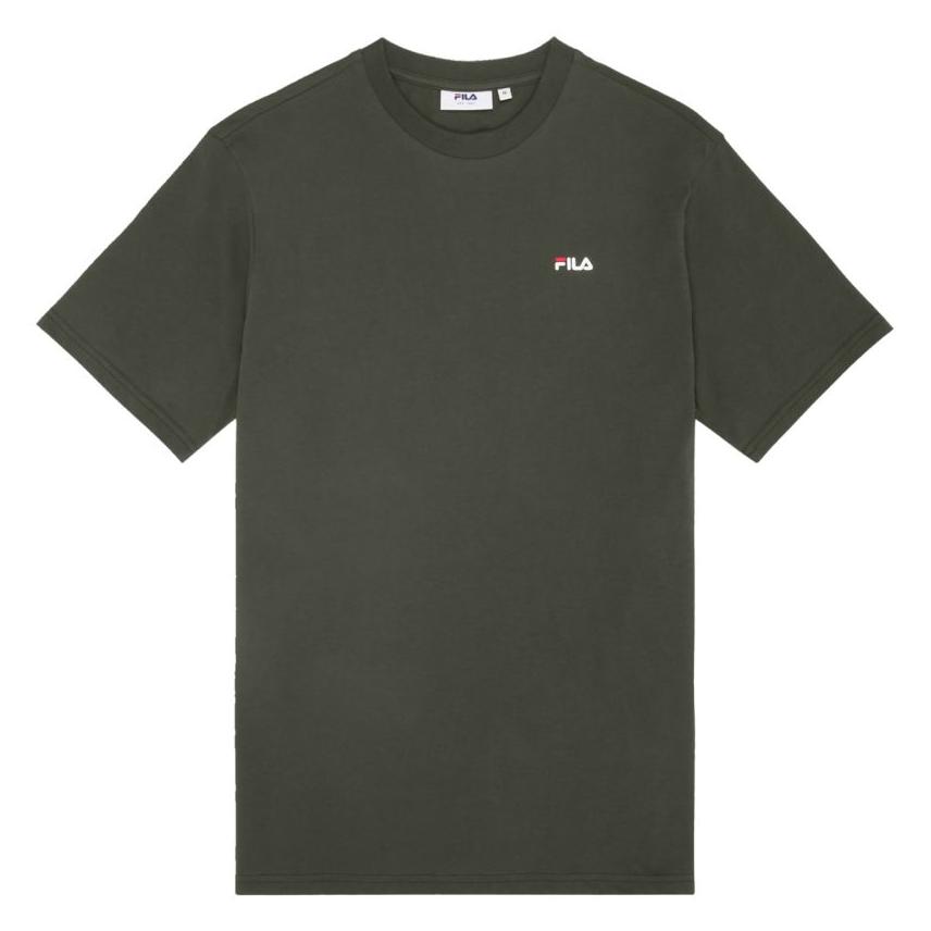 Fila, Mannen, Sportief Shirt, Herren Laas Regular Tee Khaki (Xl), Bruin, Xl