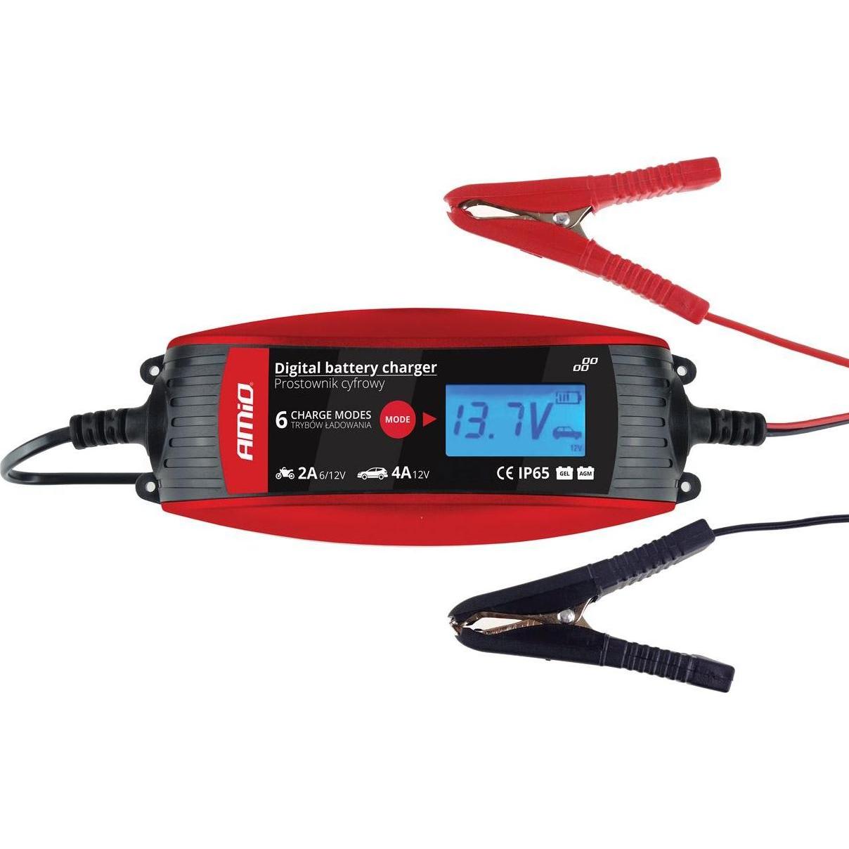 Amio, Caricabatterie per auto, ferro da stiro digitale 6v (12V, 6V, 4 A)