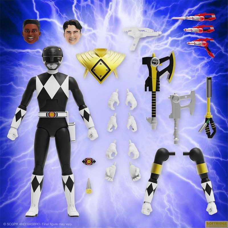 Thumbnail - Super7 Mighty Morphin Power Rangers figurine Ultimates Black Ranger 18 cm