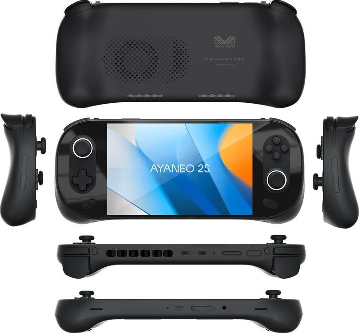 Immagine prodotto Ayaneo 2S Handheld Konsole – 32 GB LPDDR5X, 2 TB SSD, Starry Black