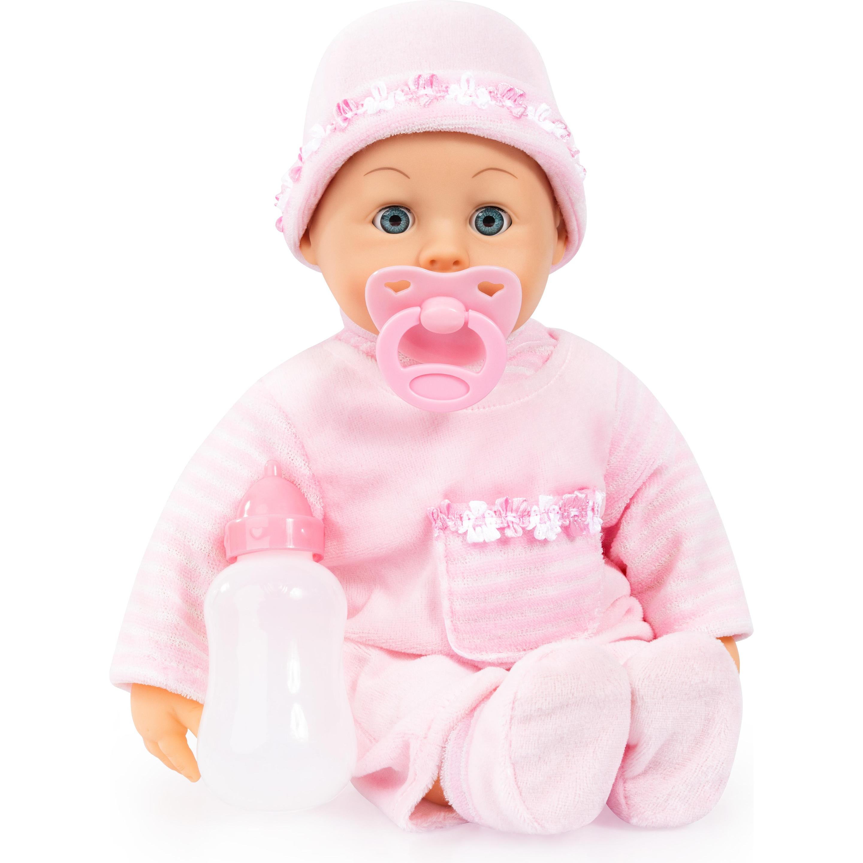 No Name Erste Worte Baby Pink Puppe mit Zubehör