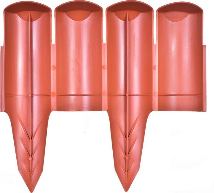 Productafbeelding Prosperplast 2,5 m gazon plastic rand, in terracotta kleur (250 cm)