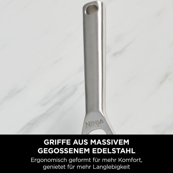 Image du produit Ninja NIA Sauteuse 18cm EverCl.ES (18 cm, Casserole, Acier inoxydable)
