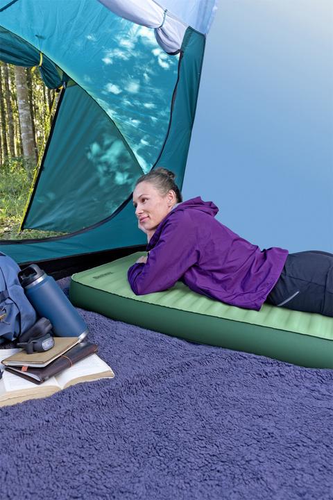 Actual product image Bestway ComforTrek Luxe Self-Inflating Large Rectangular Sleeping Air Pad